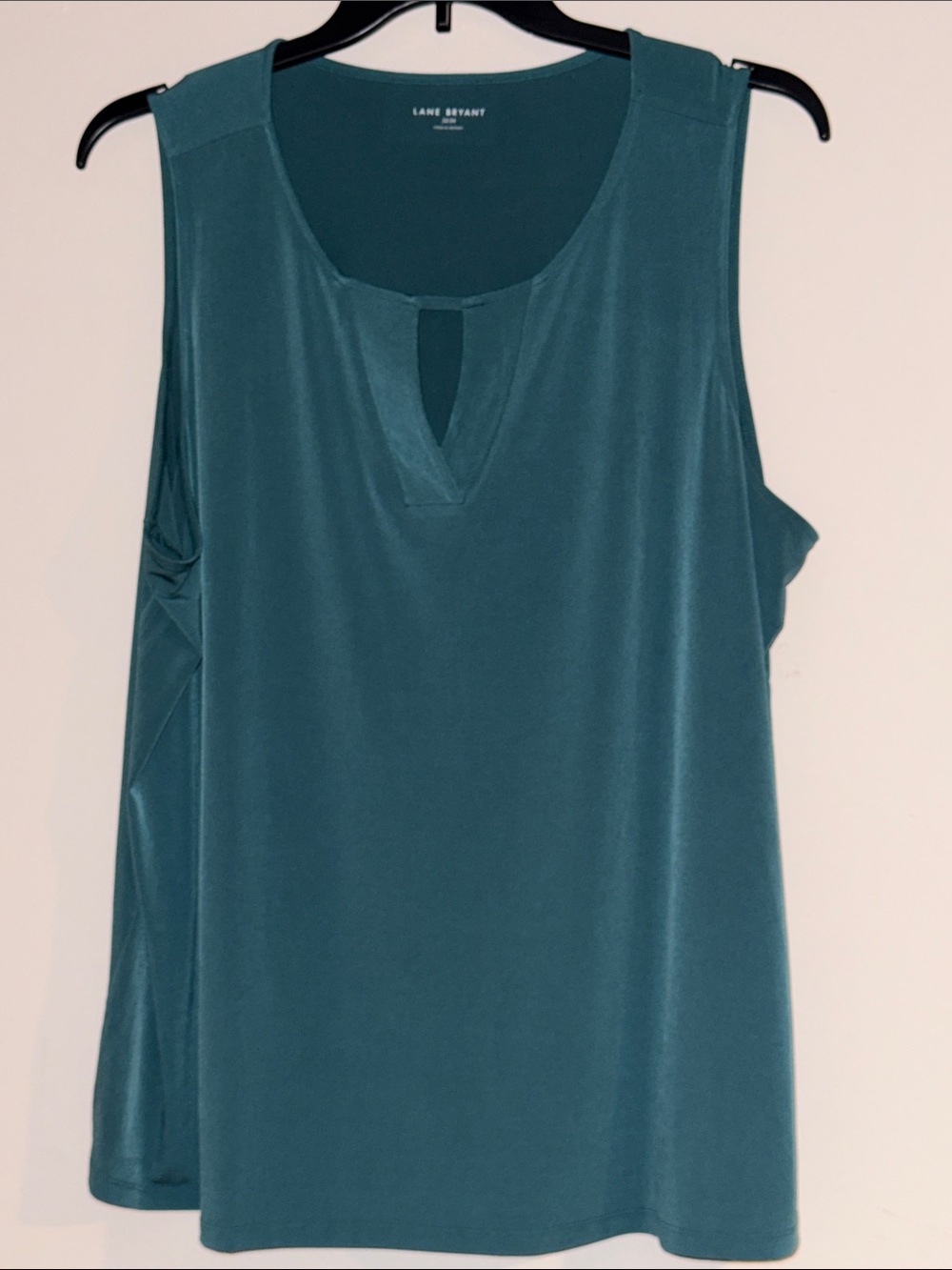 Lane Bryant Teal Keyhole Sleeveless Tank